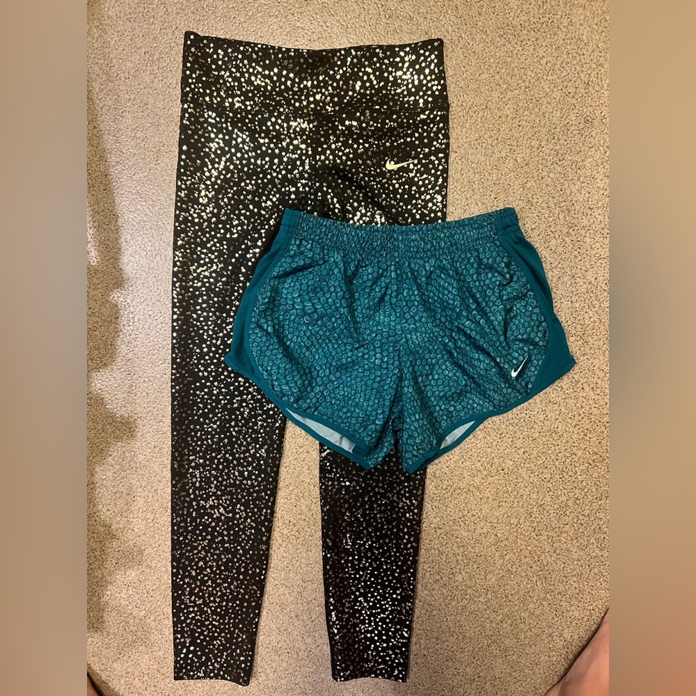 Nike Kids Leggings and Short Bundle